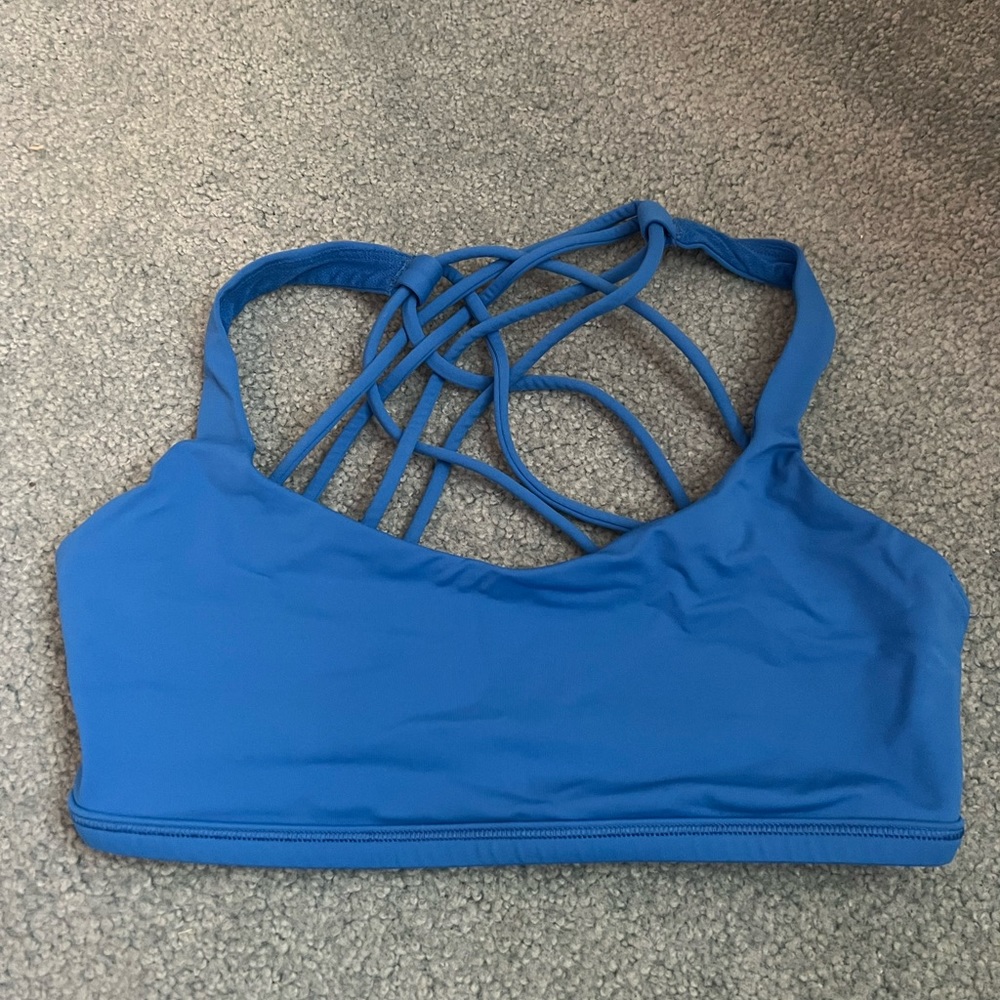 Blue Lululemon Sports Bra